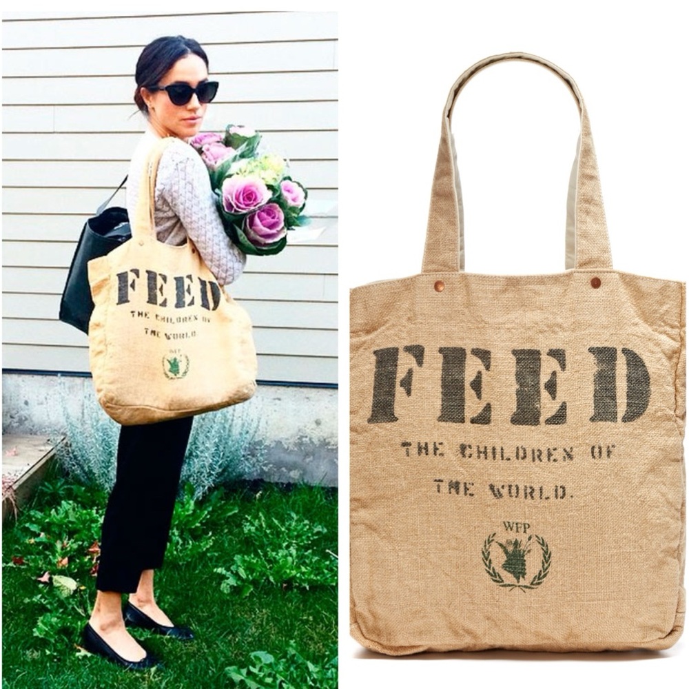 FEED Project | Large Reversible Burlap Canvas Tote Bag